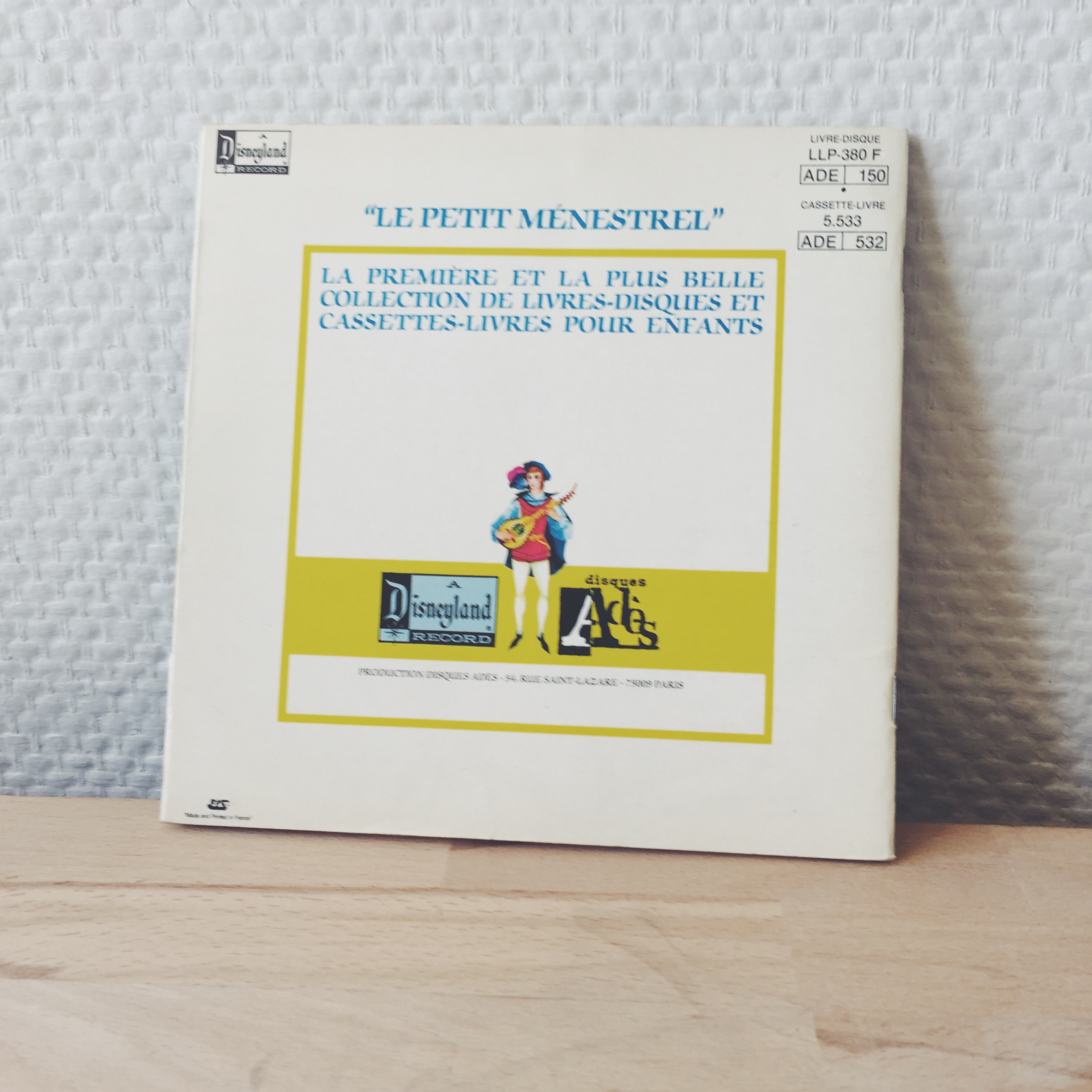 Disney Livre-disque vinyle La Belle et le Clochard - Grenier d'enfance