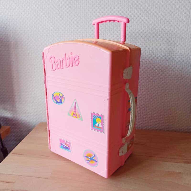 Barbie vintage Case Valisette Malette Dressing années 90's